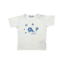 Bonpoint - T-Shirt Crème Imprimé Lion - 6 Mois