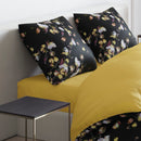 Aurore - Set De 2 Taies D'Oreiller Satin De Coton Aurore Ocre