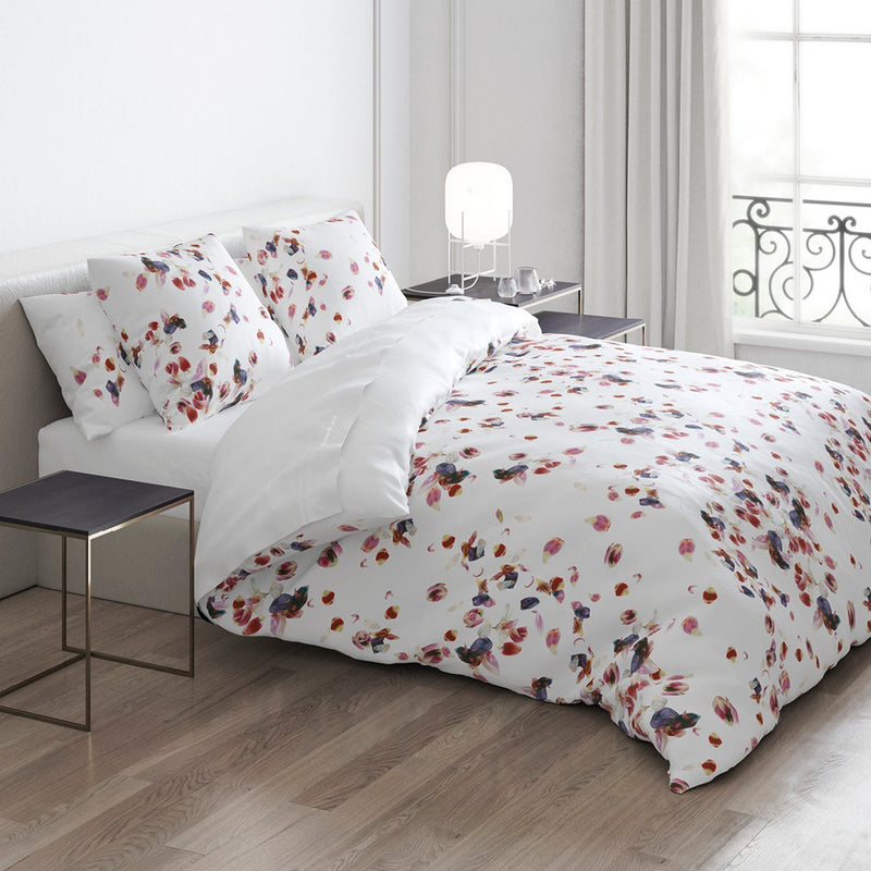 Aurore - Set De 2 Taies D'Oreiller Satin De Coton Aurore Blanc