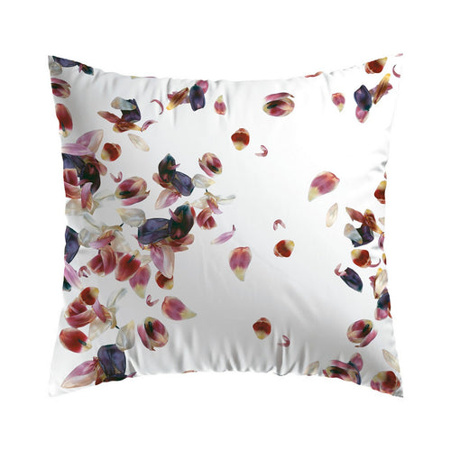 Aurore - Set De 2 Taies D'Oreiller Satin De Coton Aurore Blanc / Rose Clair