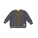 Bonpoint - Cardigan Gris En Laine - 3 Ans