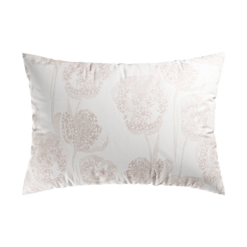 Lace - Taie D'Oreiller Satin De Coton Lace Taupe