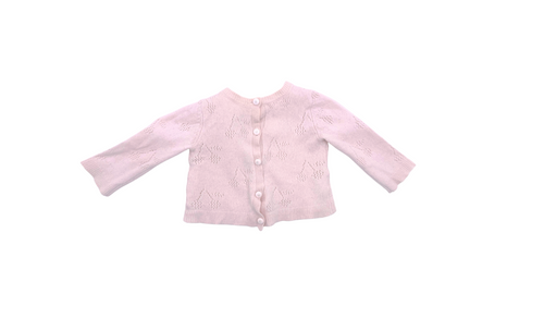 Bonpoint - Cardigan En Cachemire Rose Clair - 6 Mois