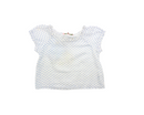 Bonpoint - Blouse Blanche Motifs Bleus - 3 Mois