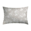 Roses - Set De 2 Taies D'Oreiller Satin De Coton Roses Taupe