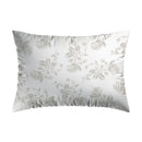 Roses - Set De 2 Taies D'Oreiller Satin De Coton Roses Taupe