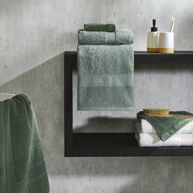 Design 1 - Tapis De Bain Vert Bouteille
