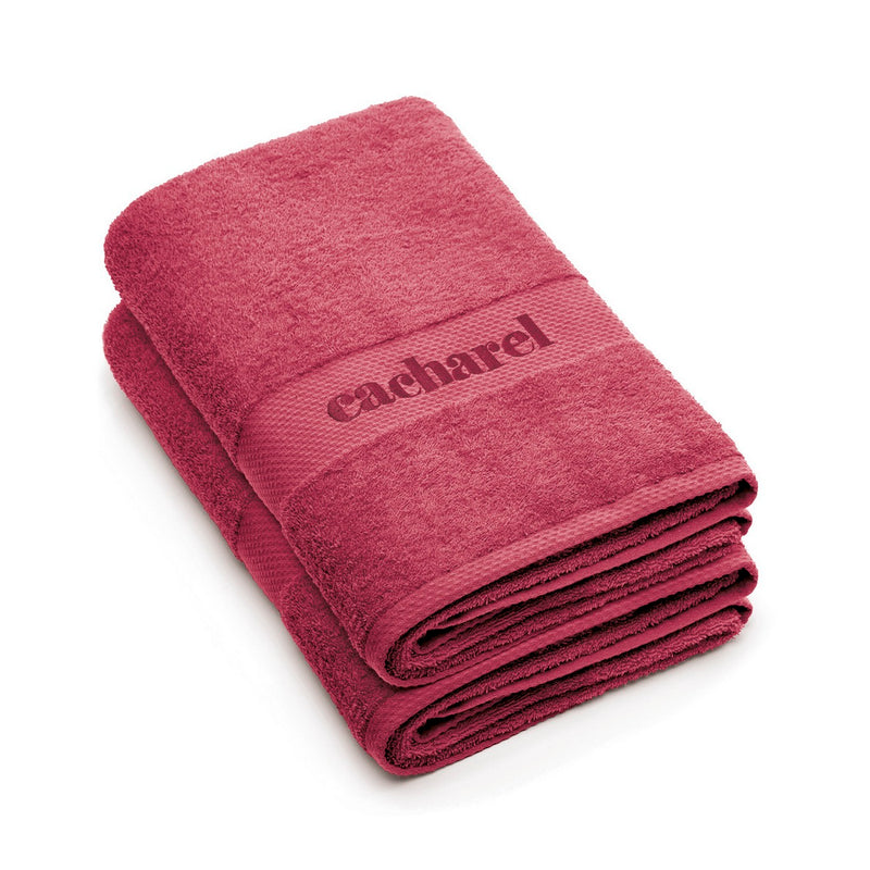 Set De 2 Draps De Bain Rose Blush