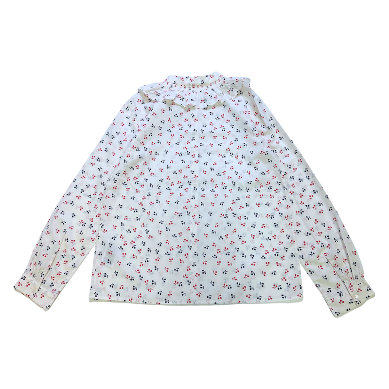 Bonpoint - Blouse Motif Cerises - 12 Ans