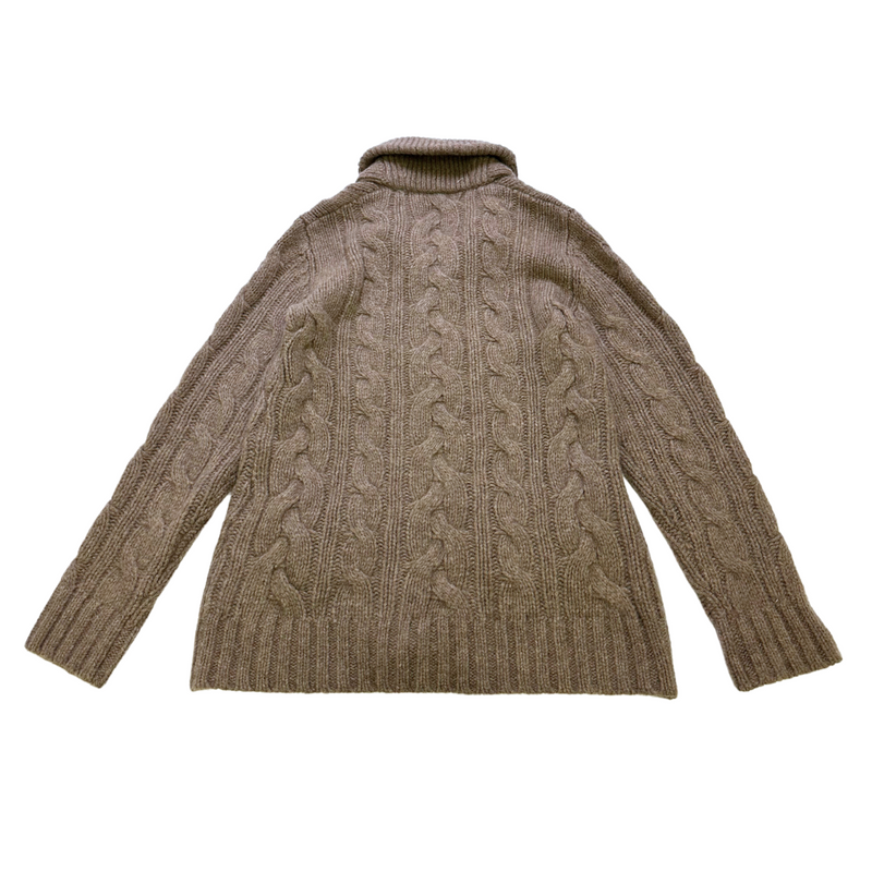 Bonpoint - Cardigan Torsadé Marron - 12 Ans