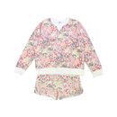 Bonpoint - Ensemble Sweat Et Short À Fleurs - 14 Ans