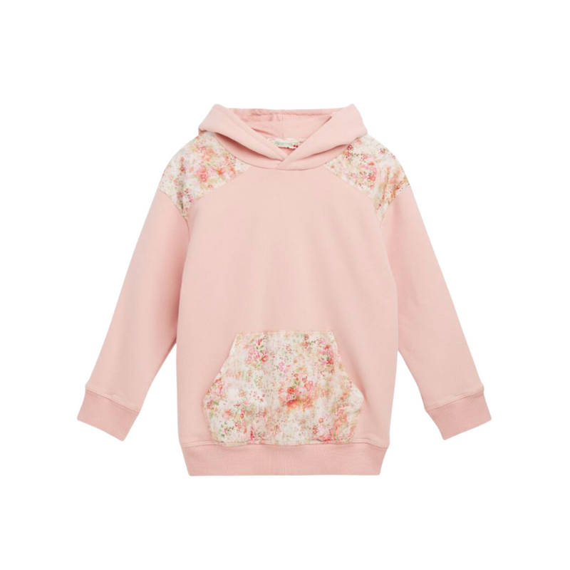 Bonpoint - Sweat À Capuche Détails Liberty - 12 Ans