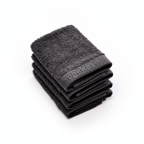 4 Serviettes D'Invitées Gris Foncé