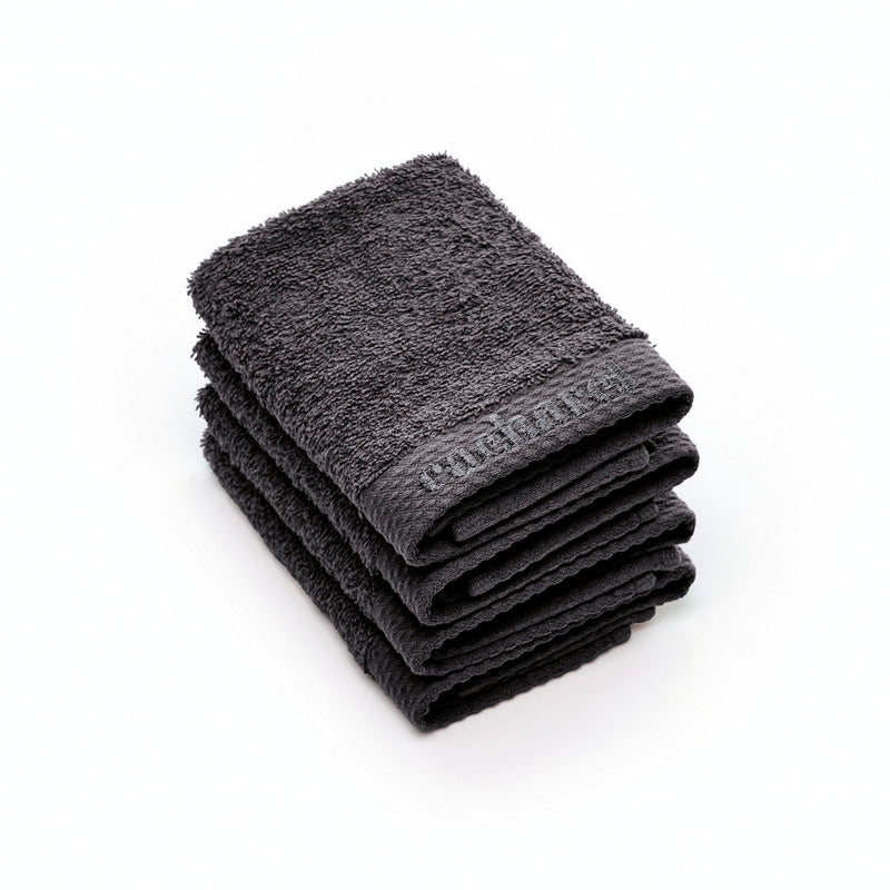4 Serviettes D'Invitées Gris Foncé