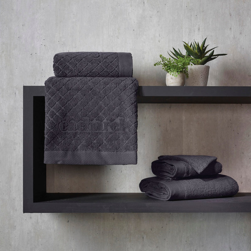 4 Serviettes D'Invitées Gris Foncé