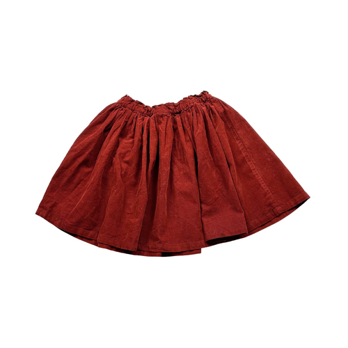 Bonton - Jupe En Velours Marron - 10 Ans