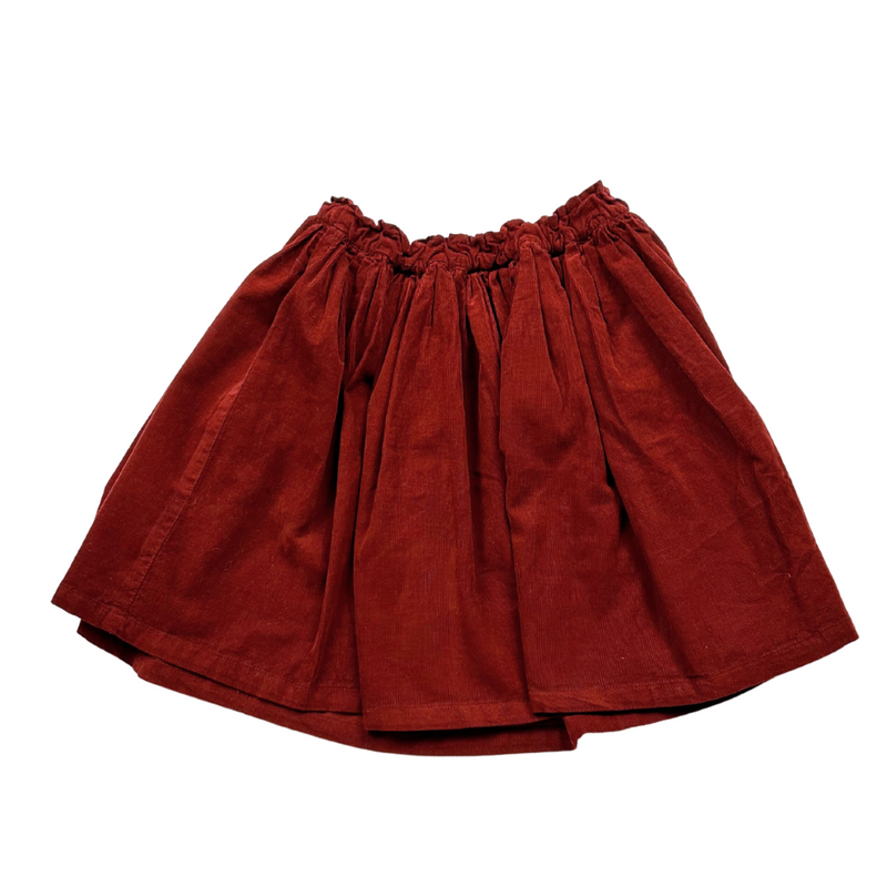 Bonton - Jupe En Velours Marron - 10 Ans