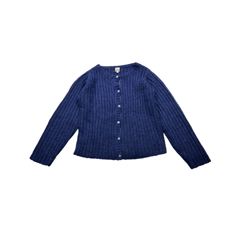 Bonton - Cardigan Bleu En Mohaire, Acrylique Et Polyamide - 12 Ans