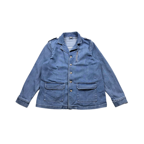 Bonton - Veste En Jean Bleu Et Fleurs Brodées - 12 Ans