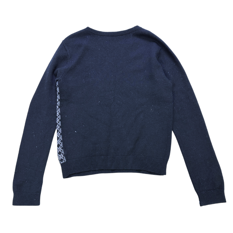 Bonpoint - Pull Col Rond À Motifs - 10 Ans