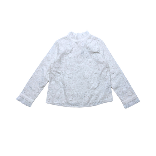 Bonpoint - Blouse Brodée Blanche (Neuve) - 10 Ans