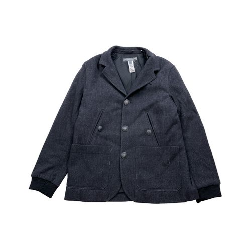 Bonpoint - Veste Blazer En Laine Gris - 10 Ans