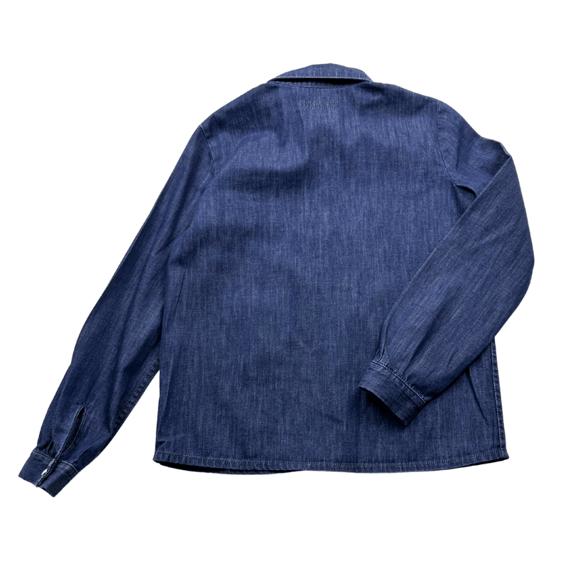 Bonpoint - Chemise En Jean Bleu Foncé - 10 Ans