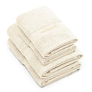 Set De 2 Serviettes + 2 Draps De Bain Ivoir