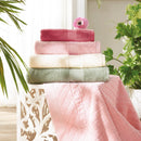 Set De 2 Serviettes + 2 Draps De Bain Ivoir