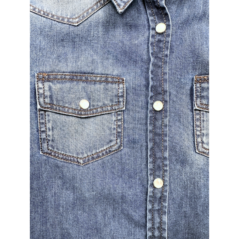 Bonpoint - Chemise En Jean Bleu - 10 Ans