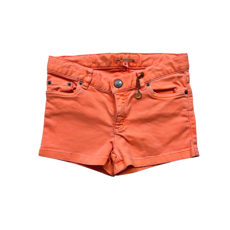 Bonpoint - Short En Jean Orange - 8 Ans