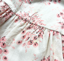 Bonpoint - Robe Épaisse Manches Longues À Motifs Roses - 10 Ans