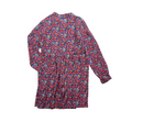 Bonpoint - Robe Noire À Fleurs Rouges Et Bleues - 12 Ans