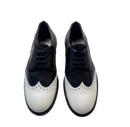 Bonpoint - Paire De Derbies Bleu Marines Et Blanches - 33