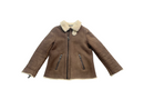 Bonpoint - Veste Marron En Daim - 6 Ans