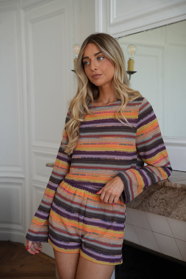 Camicetta all'Uncinetto Janne - Multicolor