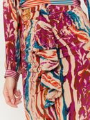 Jupe Longue Imprimé Volant - Angie