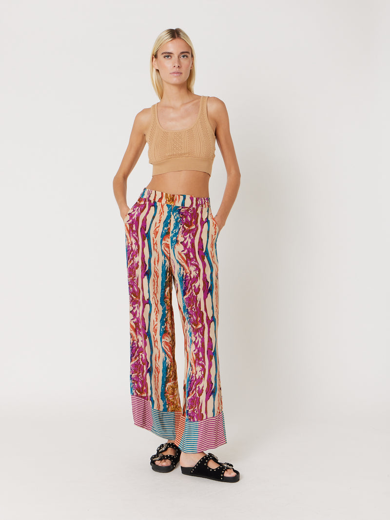 Pantalon Ville Imprimé - Angie