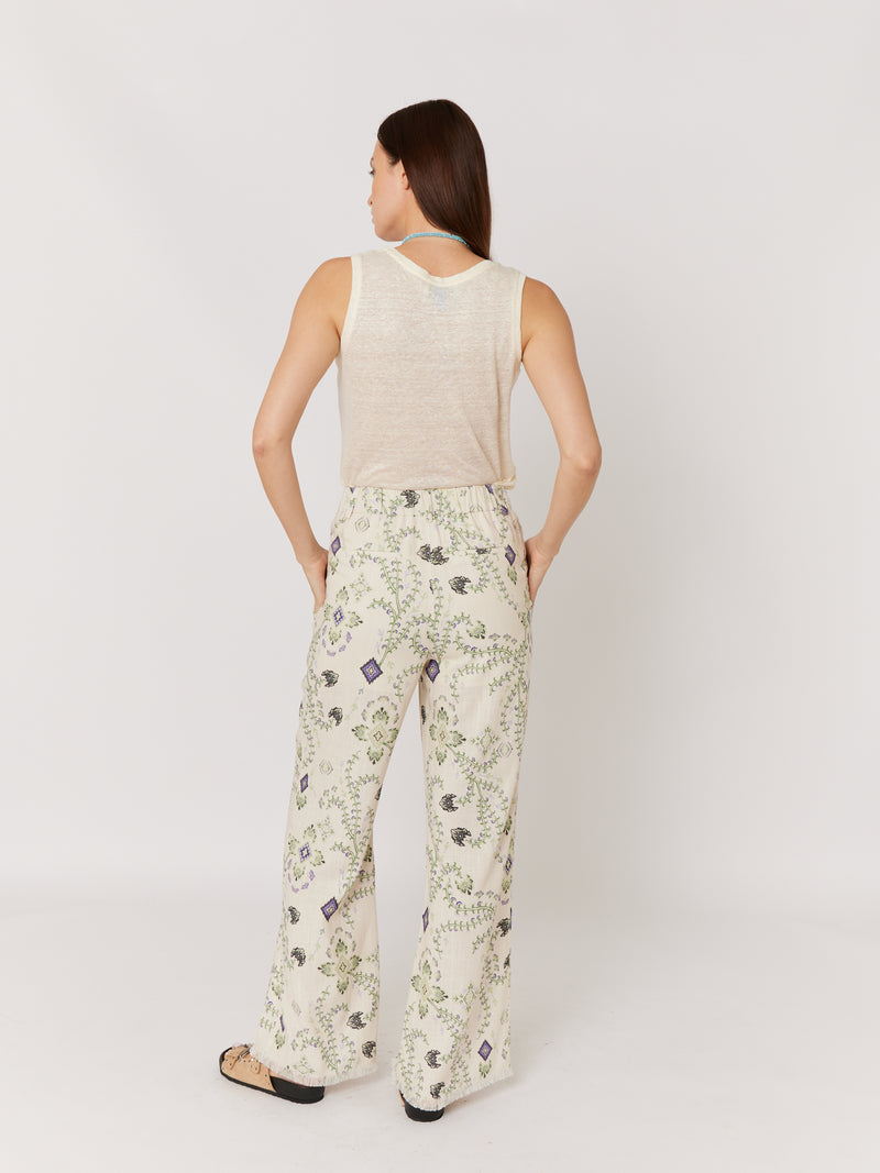 Pantalon Imprimé Ville - Greenleaves