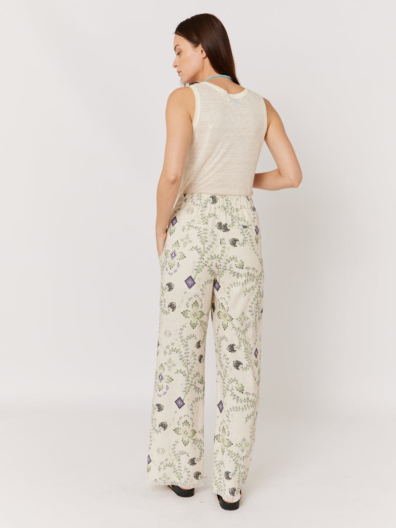 Pantalon Imprimé Ville - Greenleaves