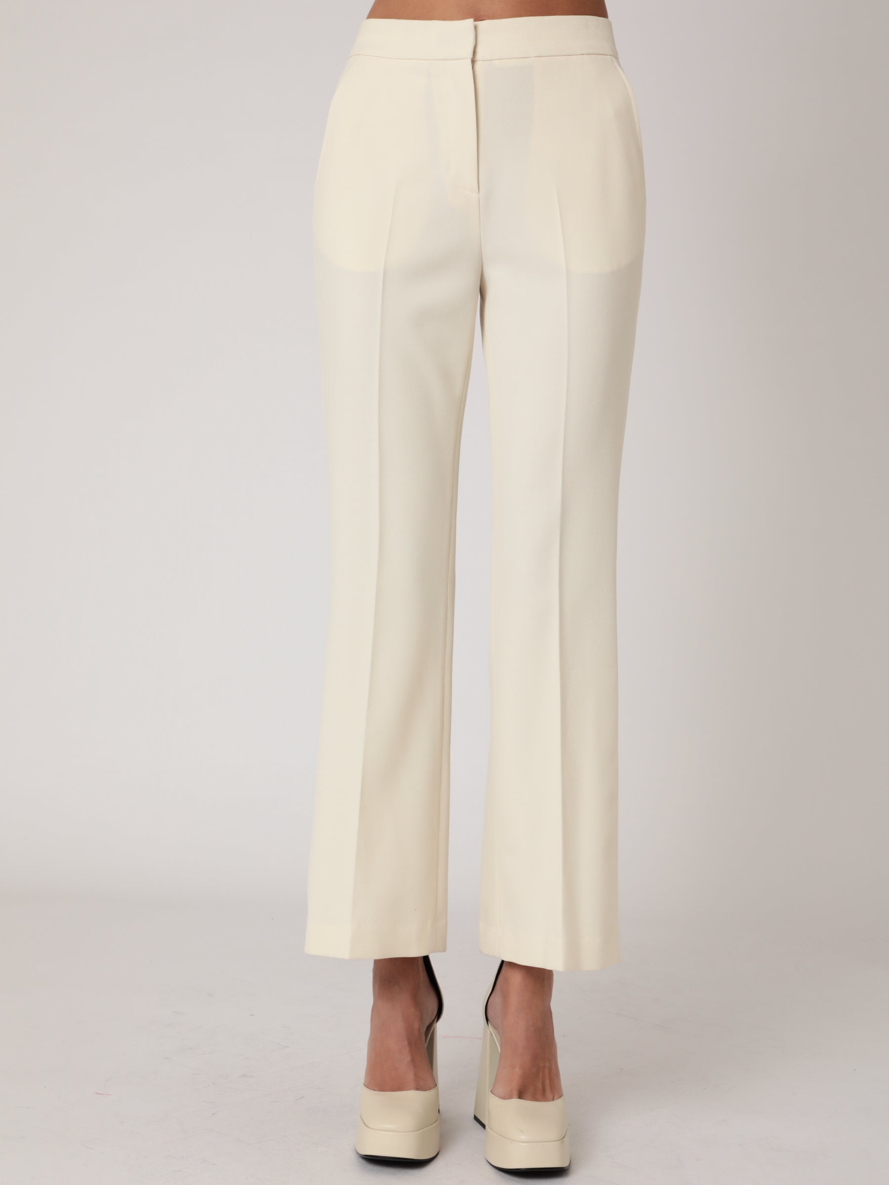 Berenice - Plain City Trousers - Off White