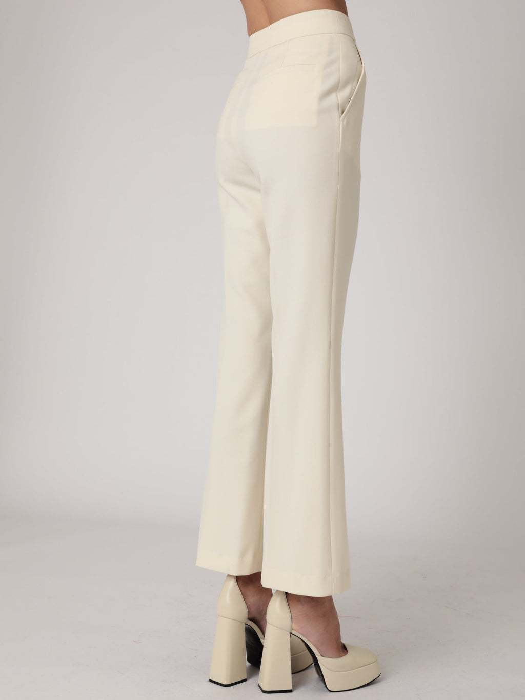Berenice - Plain City Trousers - Off White