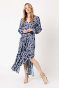 Robe Longue Imp Smock Taille - Santorini