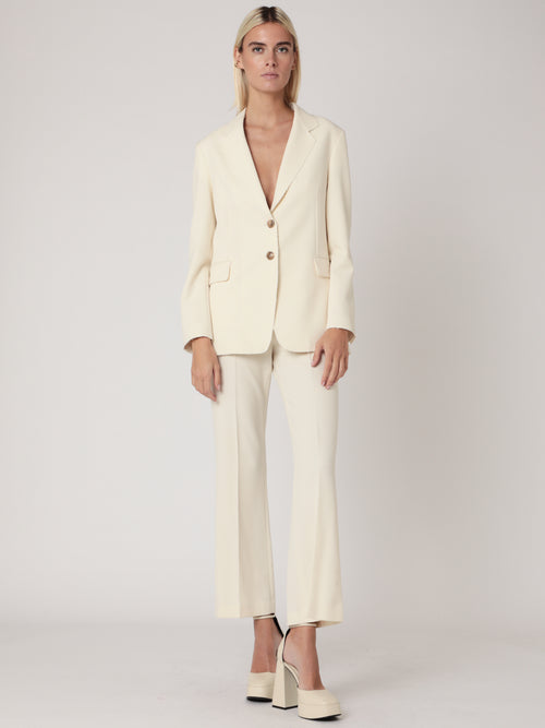 Veste Tailleur Unie - Off White