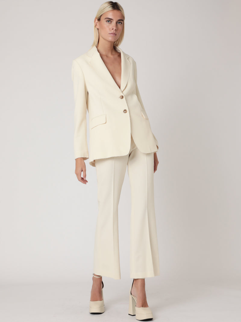 Veste Tailleur Unie - Off White