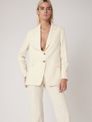 Veste Tailleur Unie - Off White