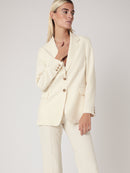 Veste Tailleur Unie - Off White