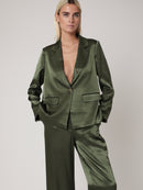 Veste Tailleur Satinee - Khaki