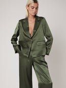 Veste Tailleur Satinee - Khaki