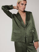 Veste Tailleur Satinee - Khaki